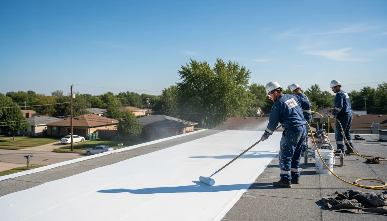 Commercial roof coating in Abbeville, LA near me